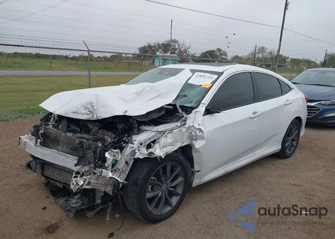 2019 Honda Civic Ex-L from USA, damaged, VIN JHMFC1F7XKX004108
